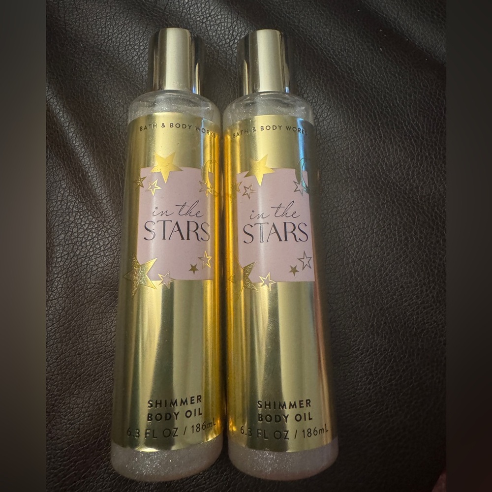 Bath & Body Works In The Stars Shimmer Body Oil - Gold and Silver